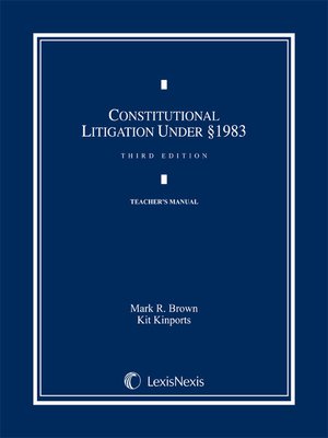 cover image of Constitutional Litigation Under &sect; 1983